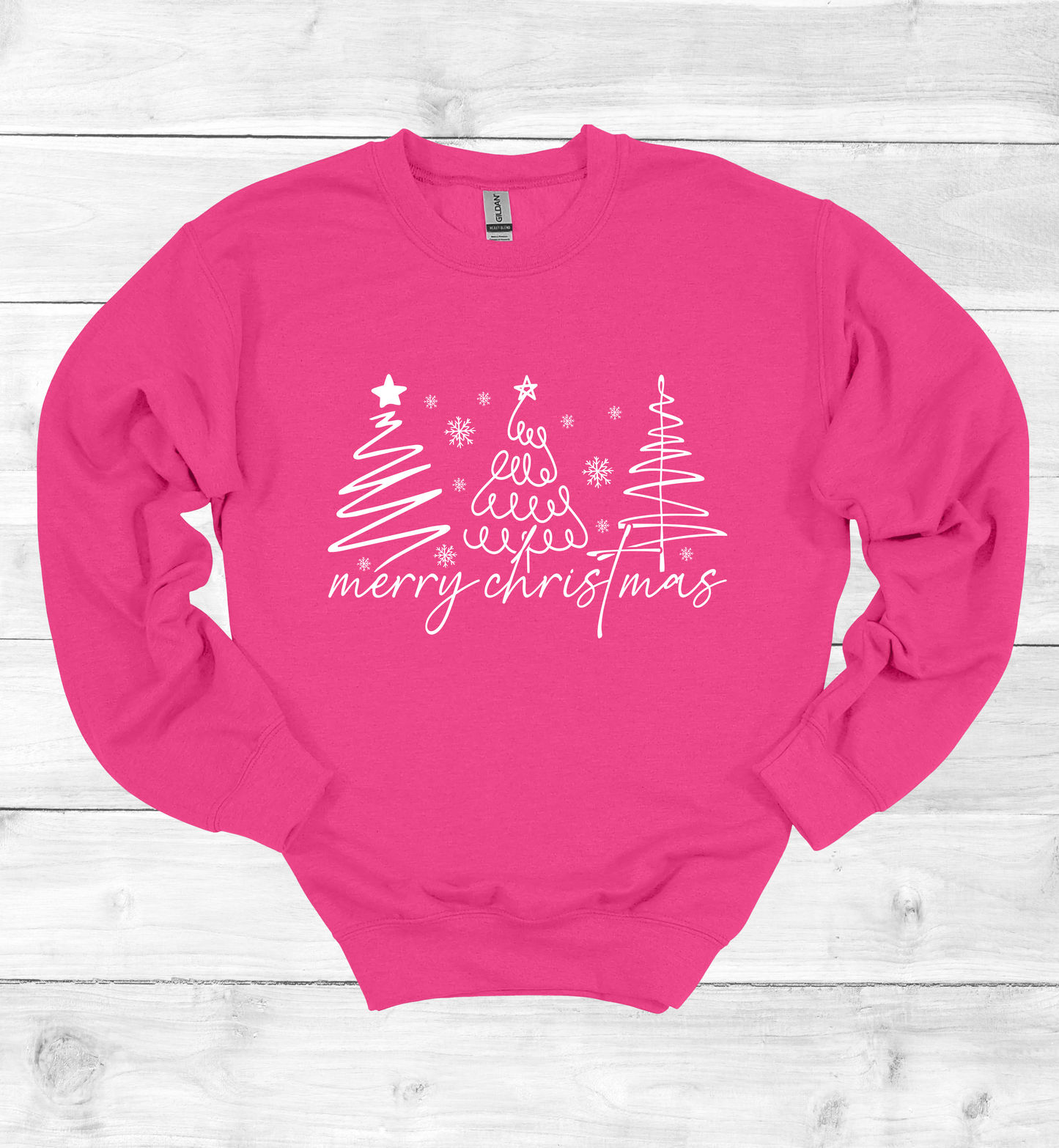 Christmas Trees Merry Christmas Sweatshirt