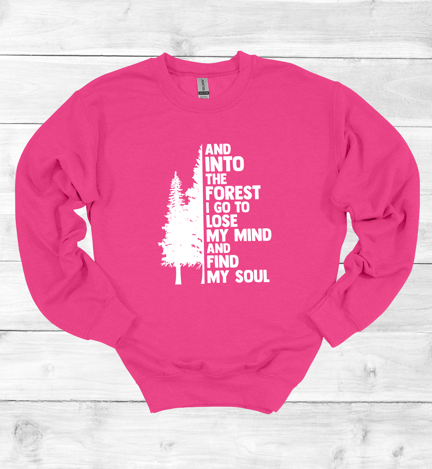 And Into The Forest I Go Crewneck Sweatshirt