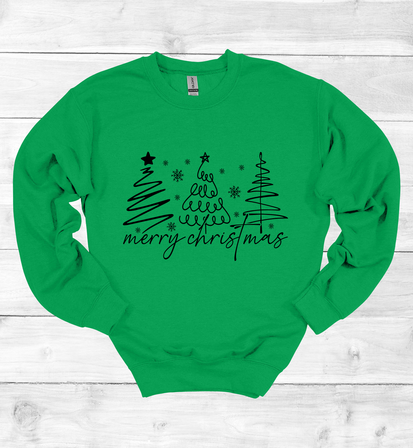 Christmas Trees Merry Christmas Sweatshirt