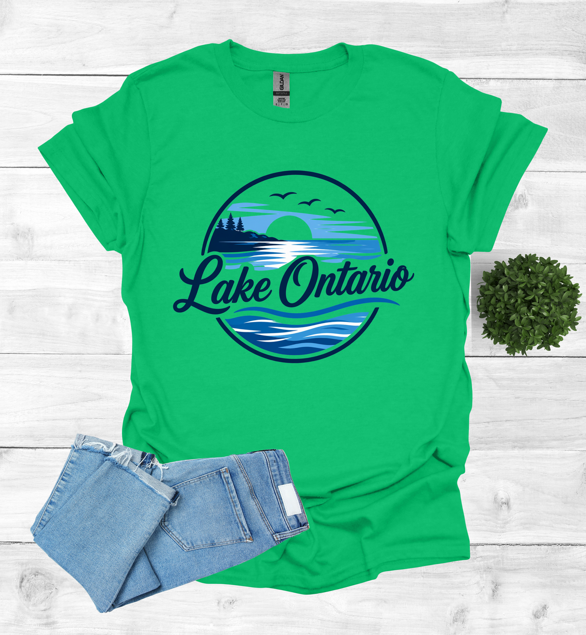 Lake Ontario Tee lake scene