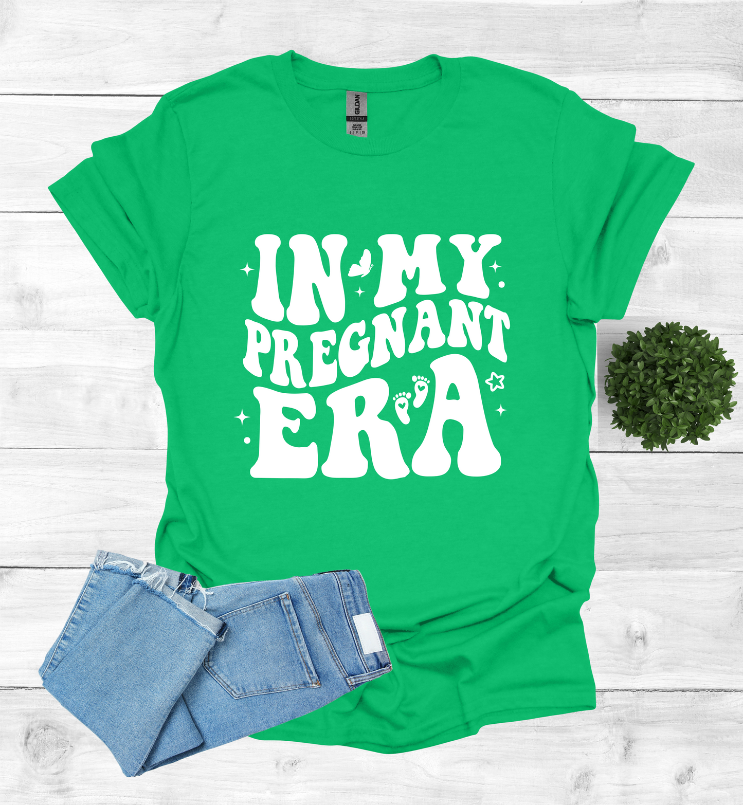 In my pregnant ERA t-shirt
