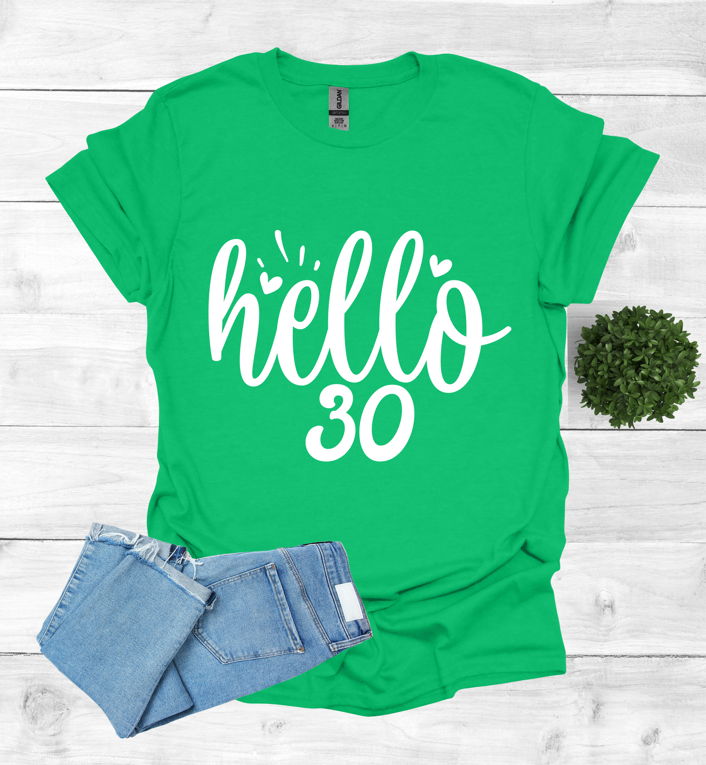 Hello 30 Birthday Shirt