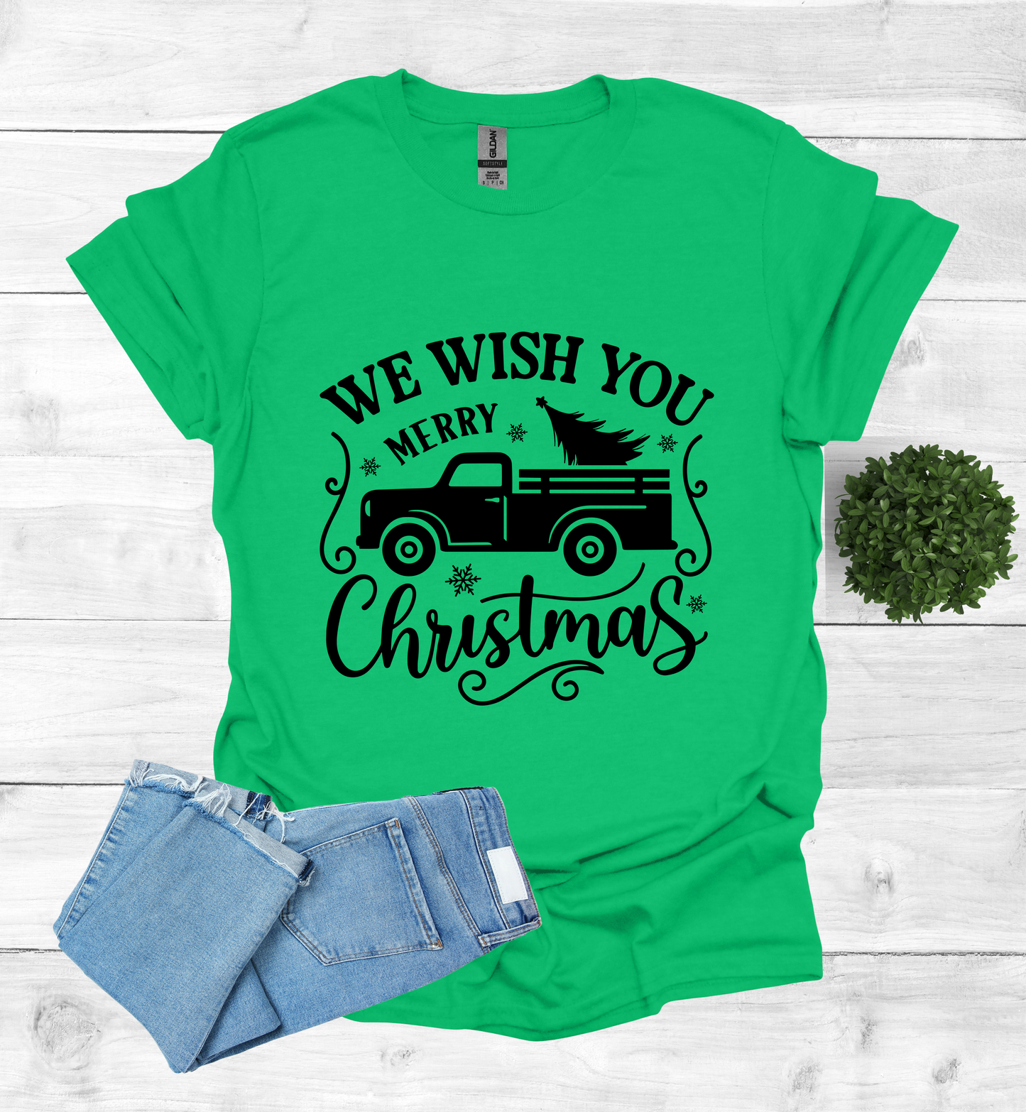Vintage Truck with a Christmas Tree