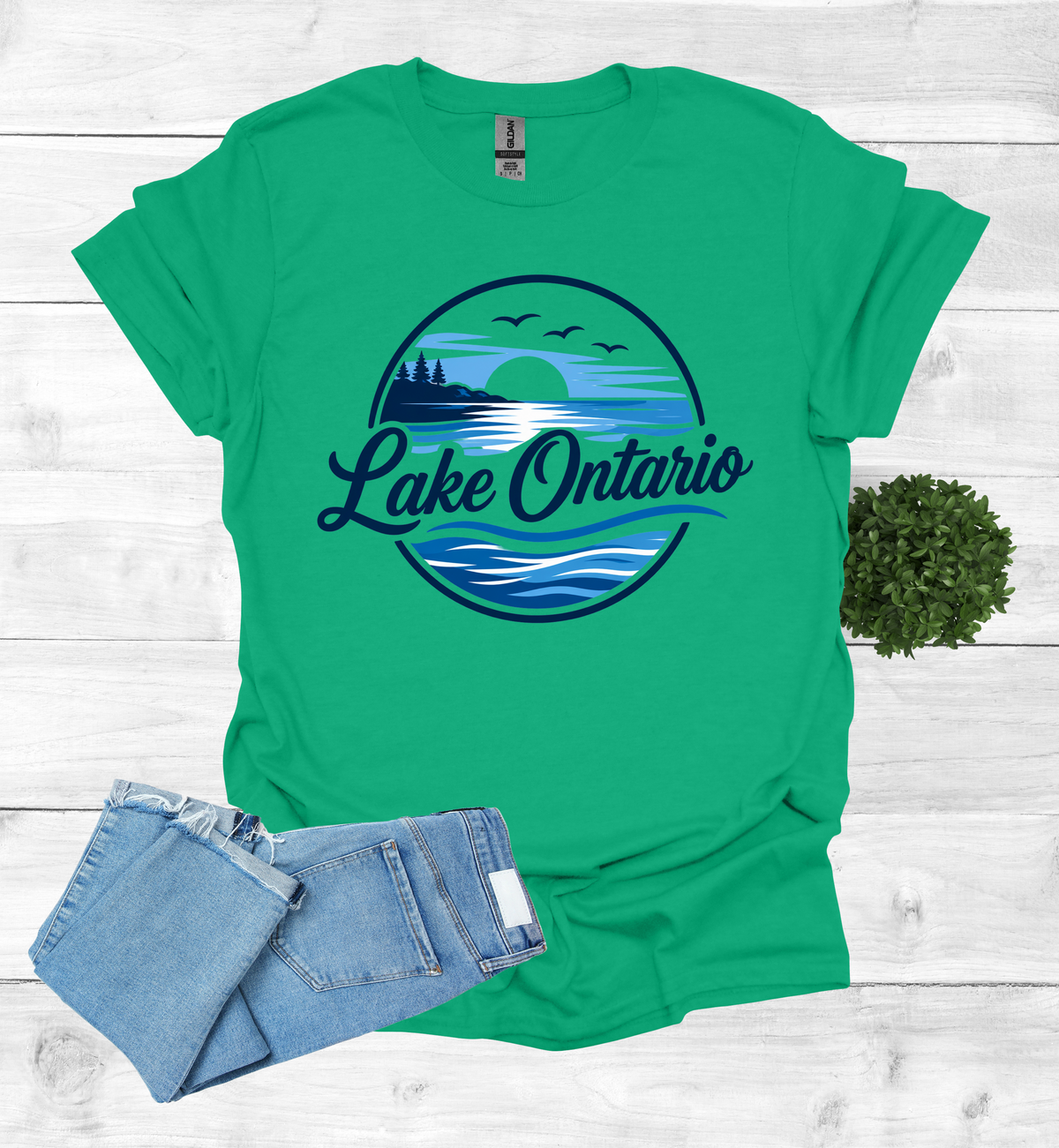 Lake Ontario Tee lake scene