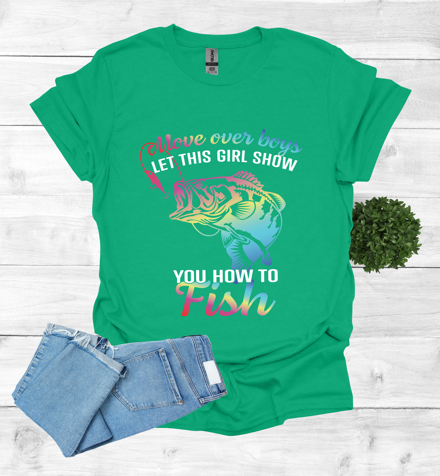 Move over boys LET THIS GIRL SHOW you how to fish