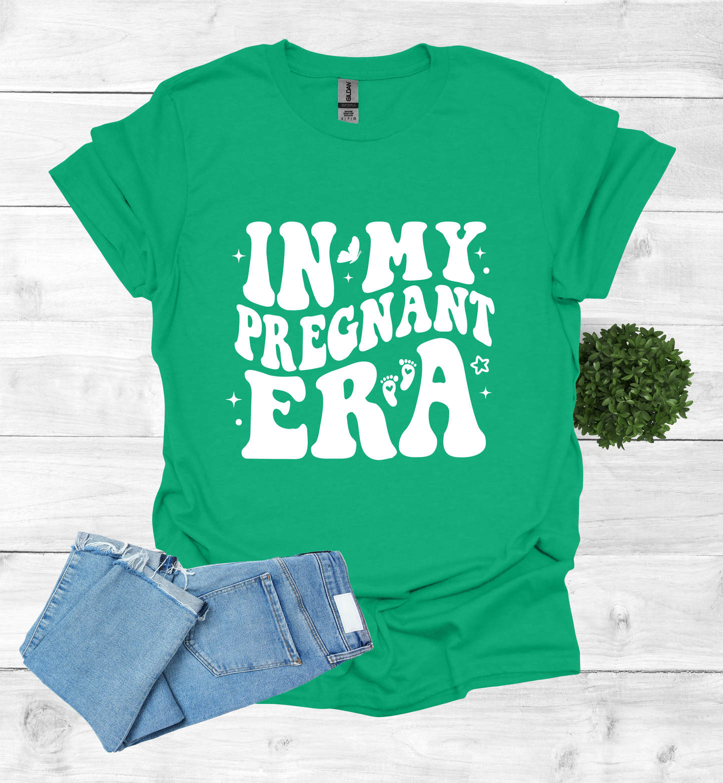 In my pregnant ERA t-shirt