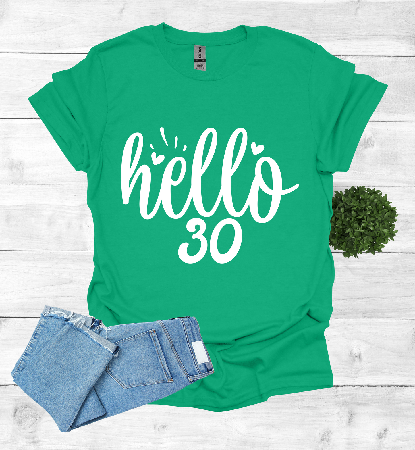 Hello 30 Birthday Shirt