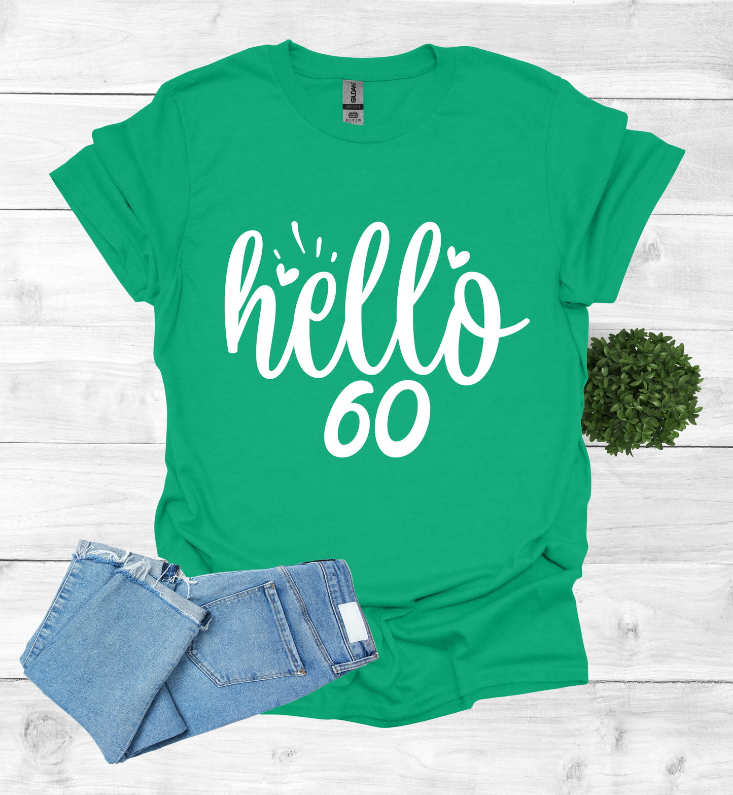 Hello 60 Birthday Shirt