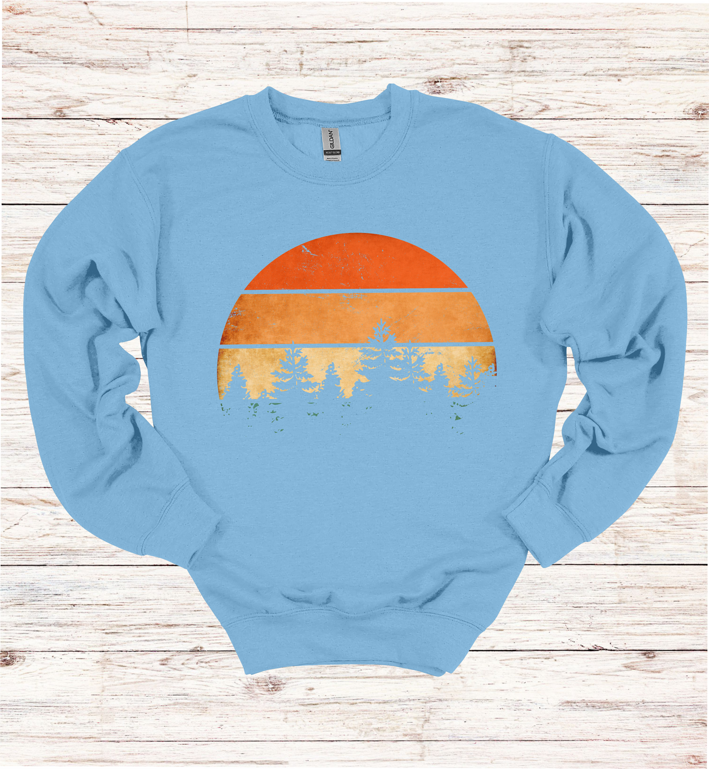 Vintage retro sunset sweatshirt
