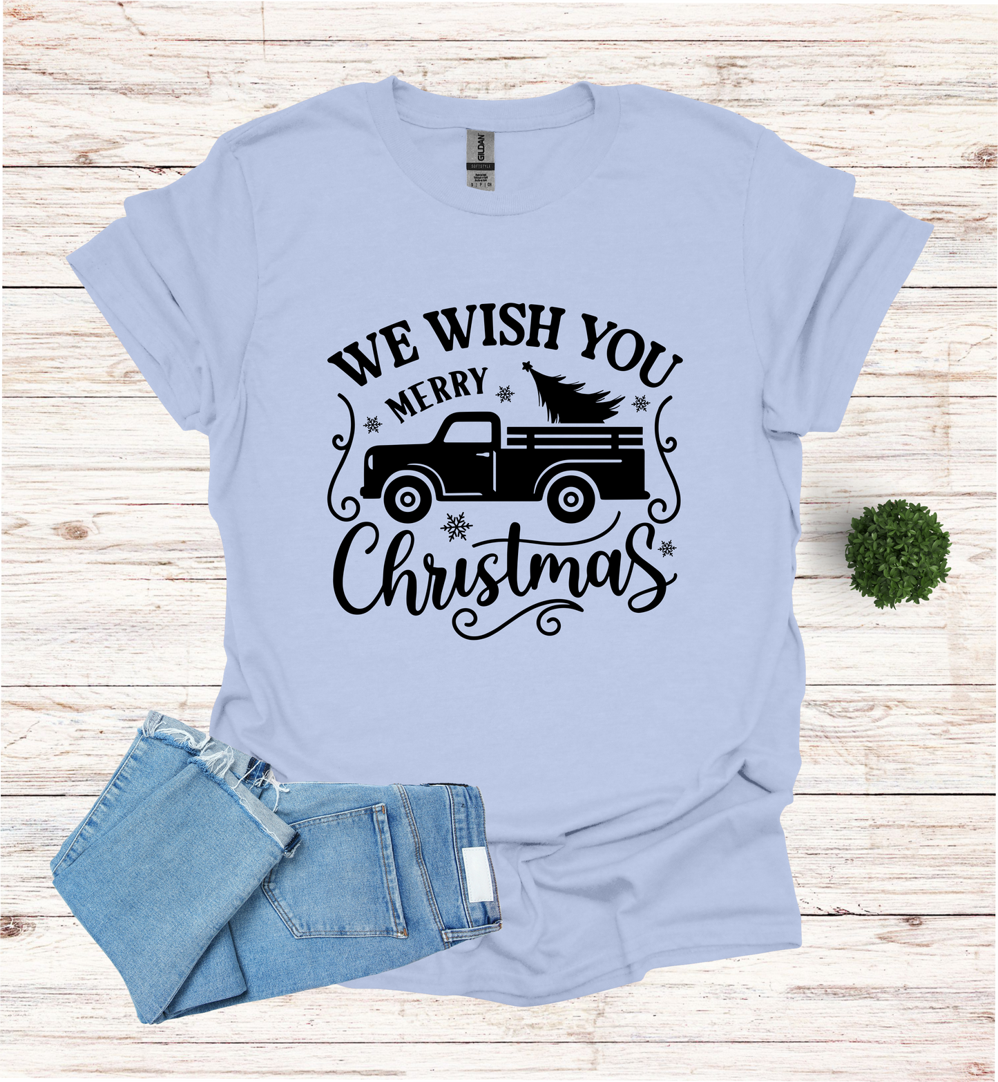 Vintage Truck with a Christmas Tree