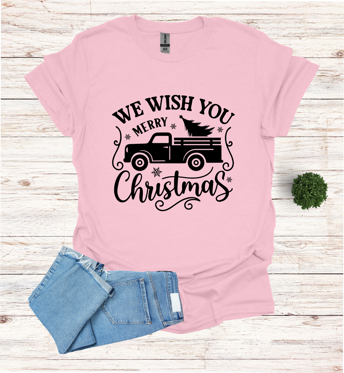 Vintage Truck with a Christmas Tree