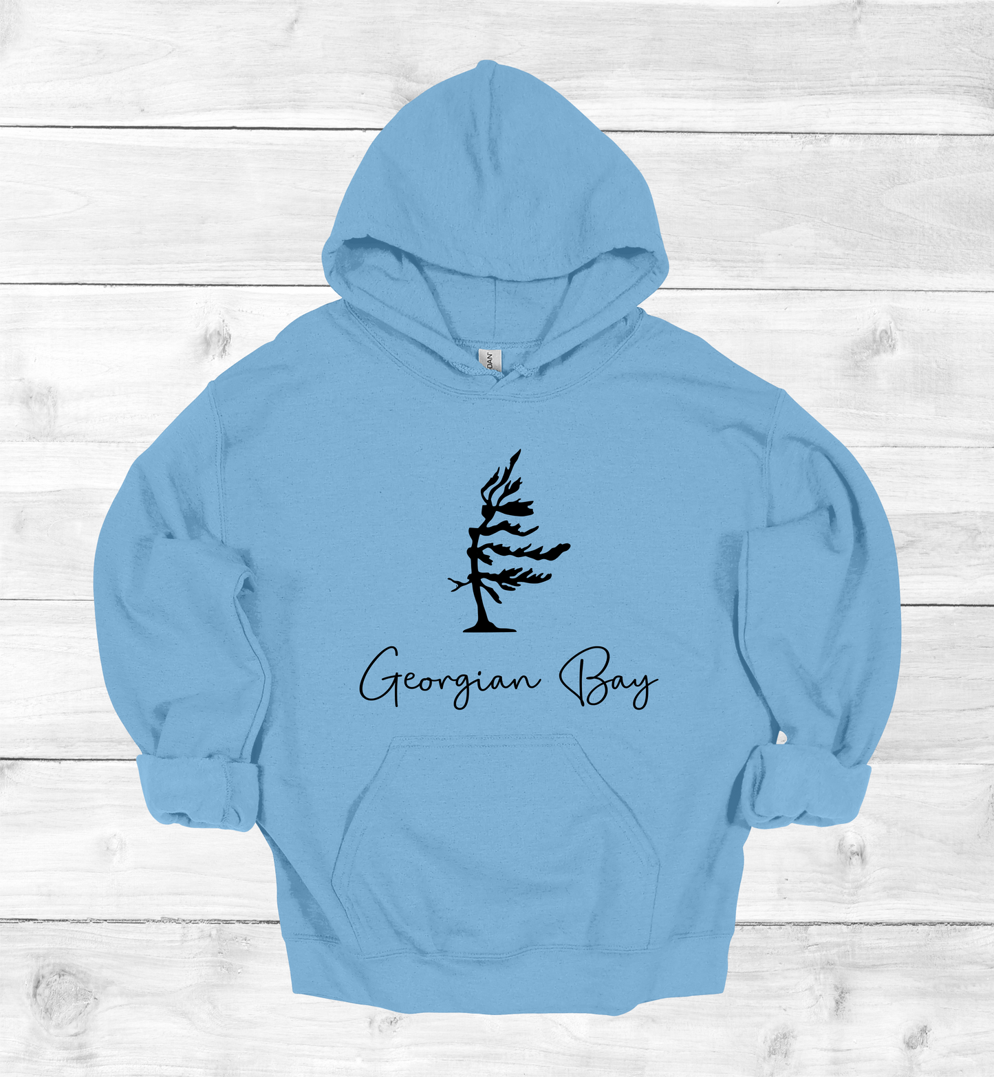 Georgian Bay Wind swept pine tree hoodie