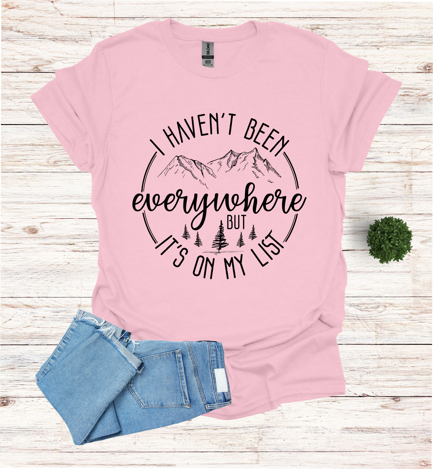 Haven't been Everywhere But It's on my list Shirt