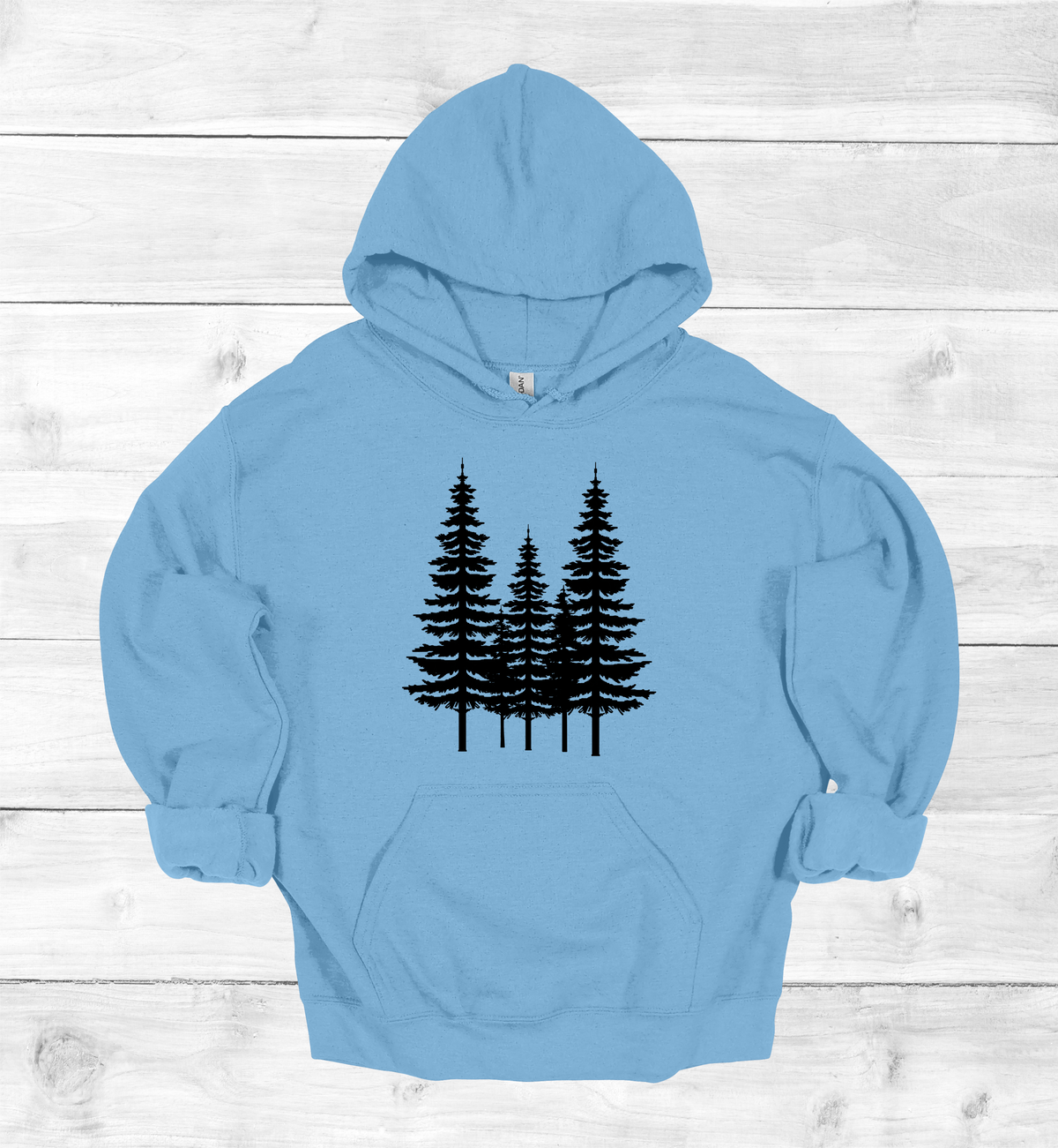 Forest Pine trees and single tree on the arms Sweatshirt