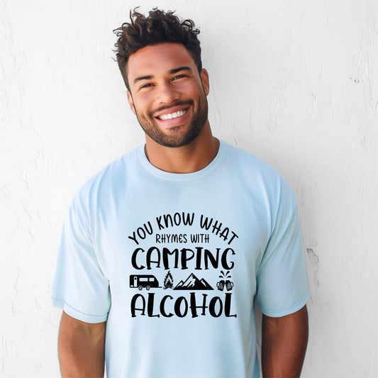 Camping Rhymes with Alcohol Shirt