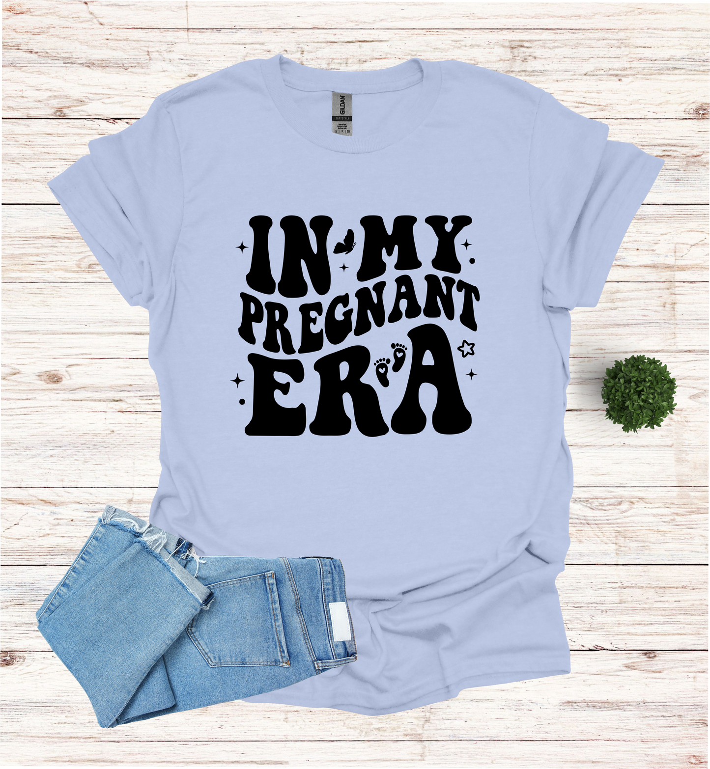 In my pregnant ERA t-shirt