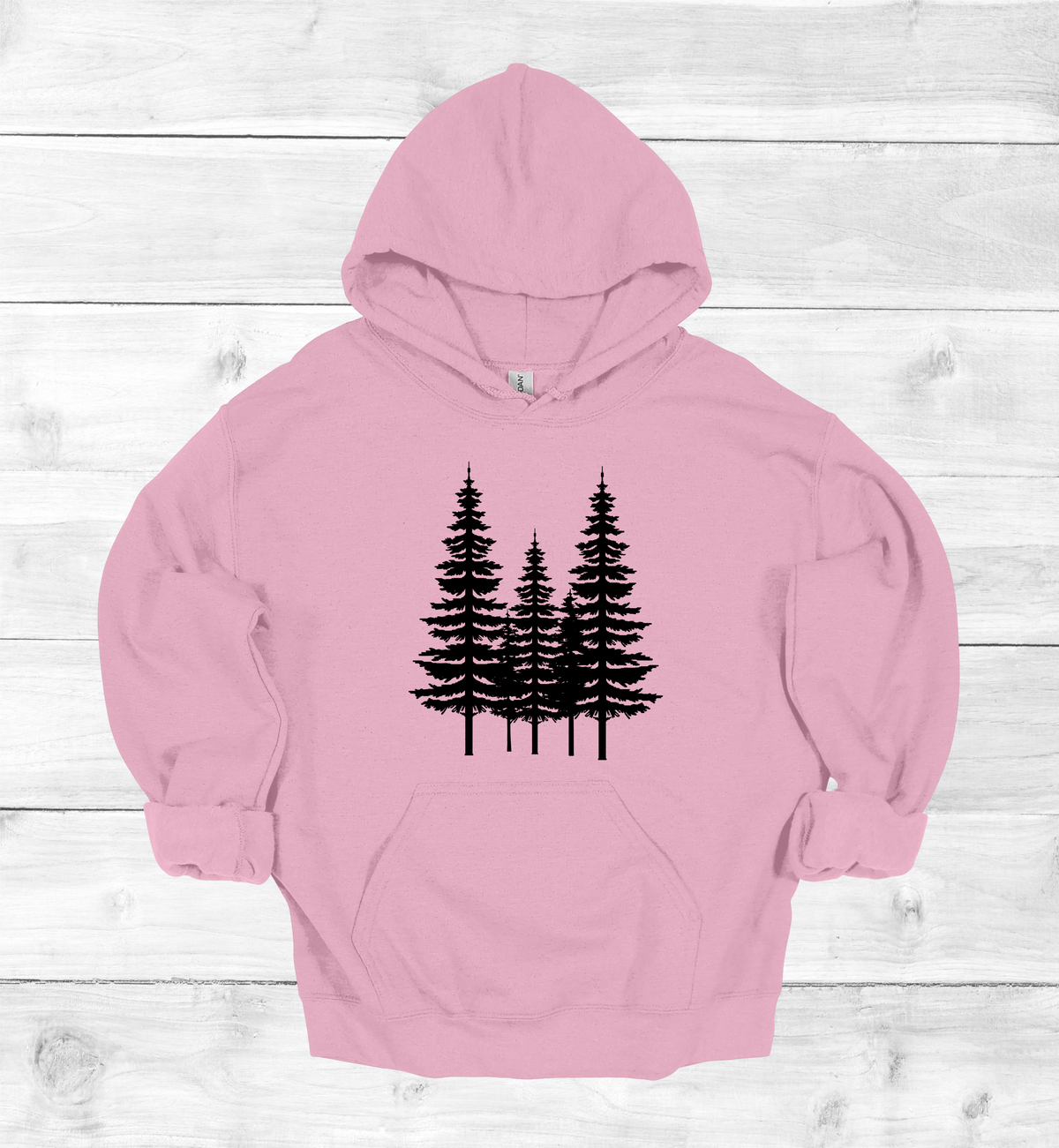 Forest Pine trees and single tree on the arms Sweatshirt