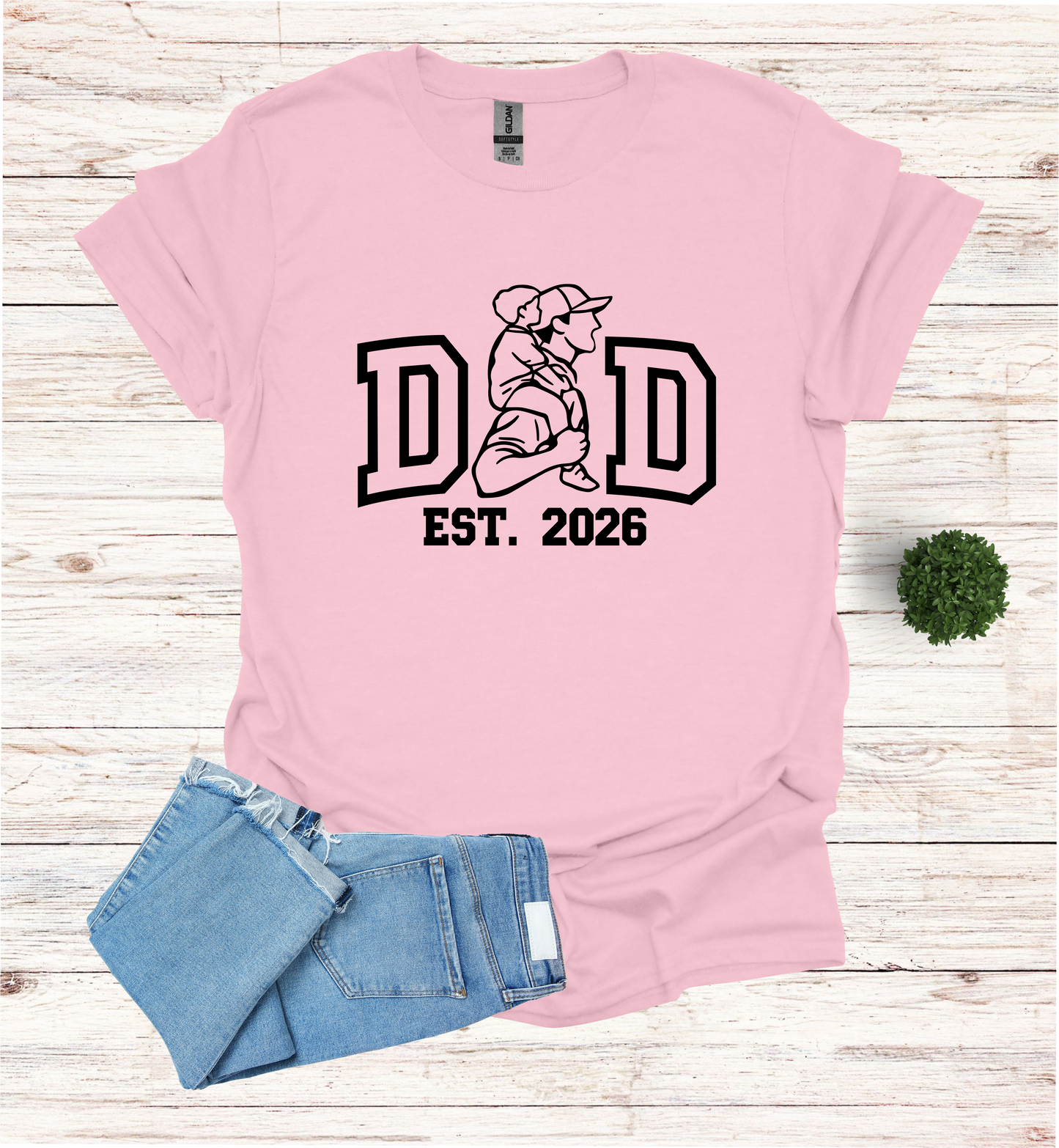 Dad EST 2026 shirt