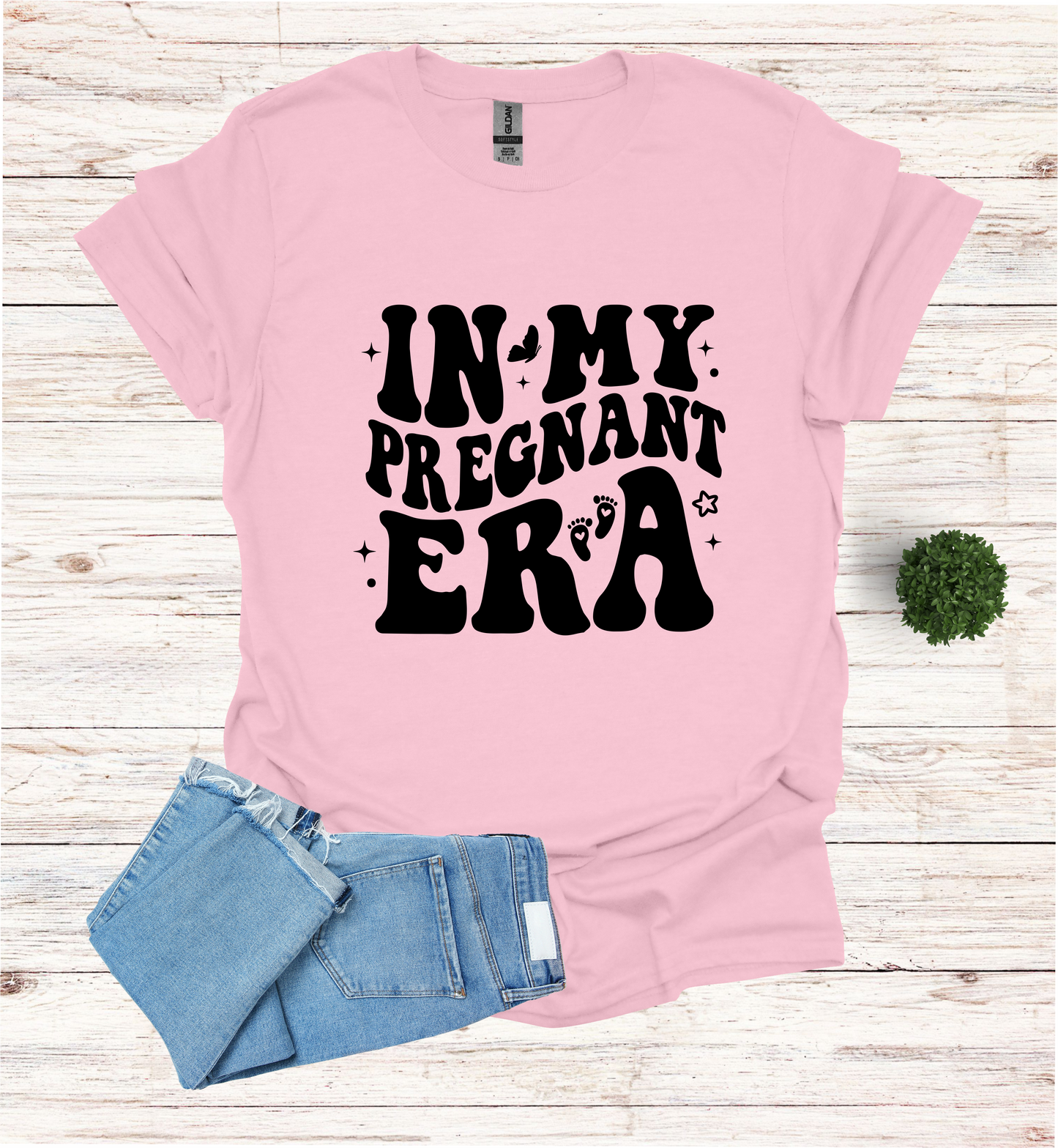 In my pregnant ERA t-shirt