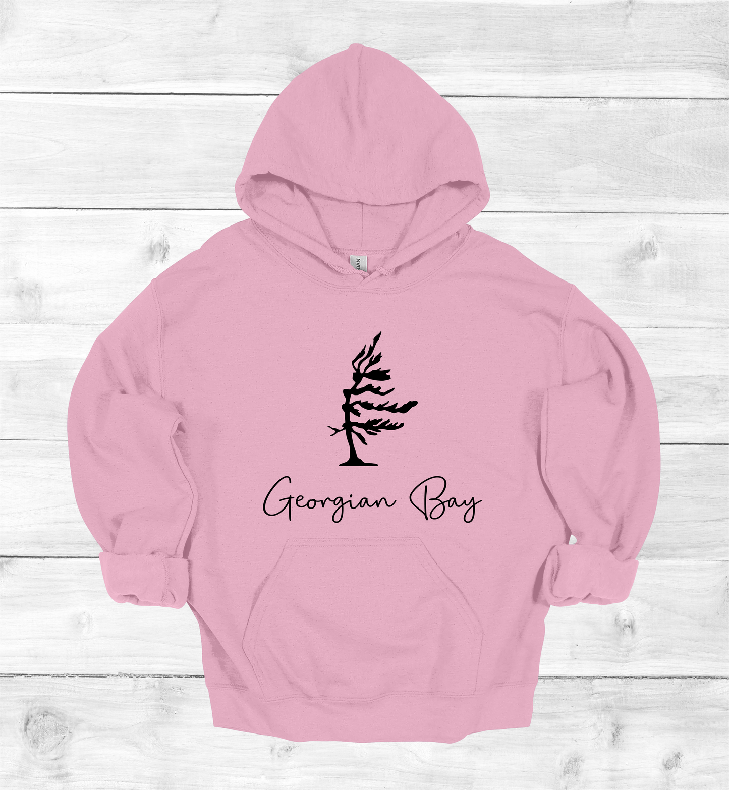 Georgian Bay Wind swept pine tree hoodie