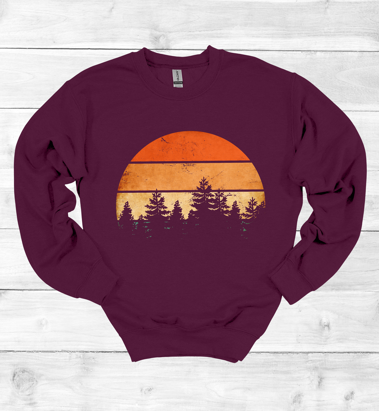 Vintage retro sunset sweatshirt