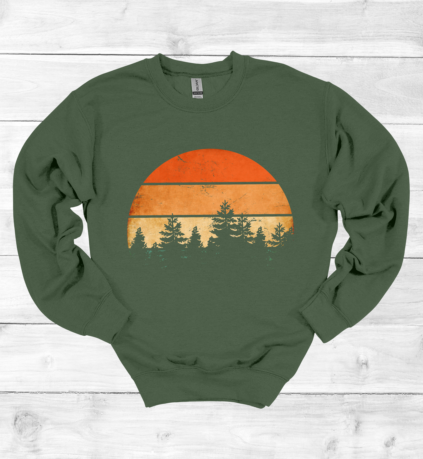 Vintage retro sunset sweatshirt