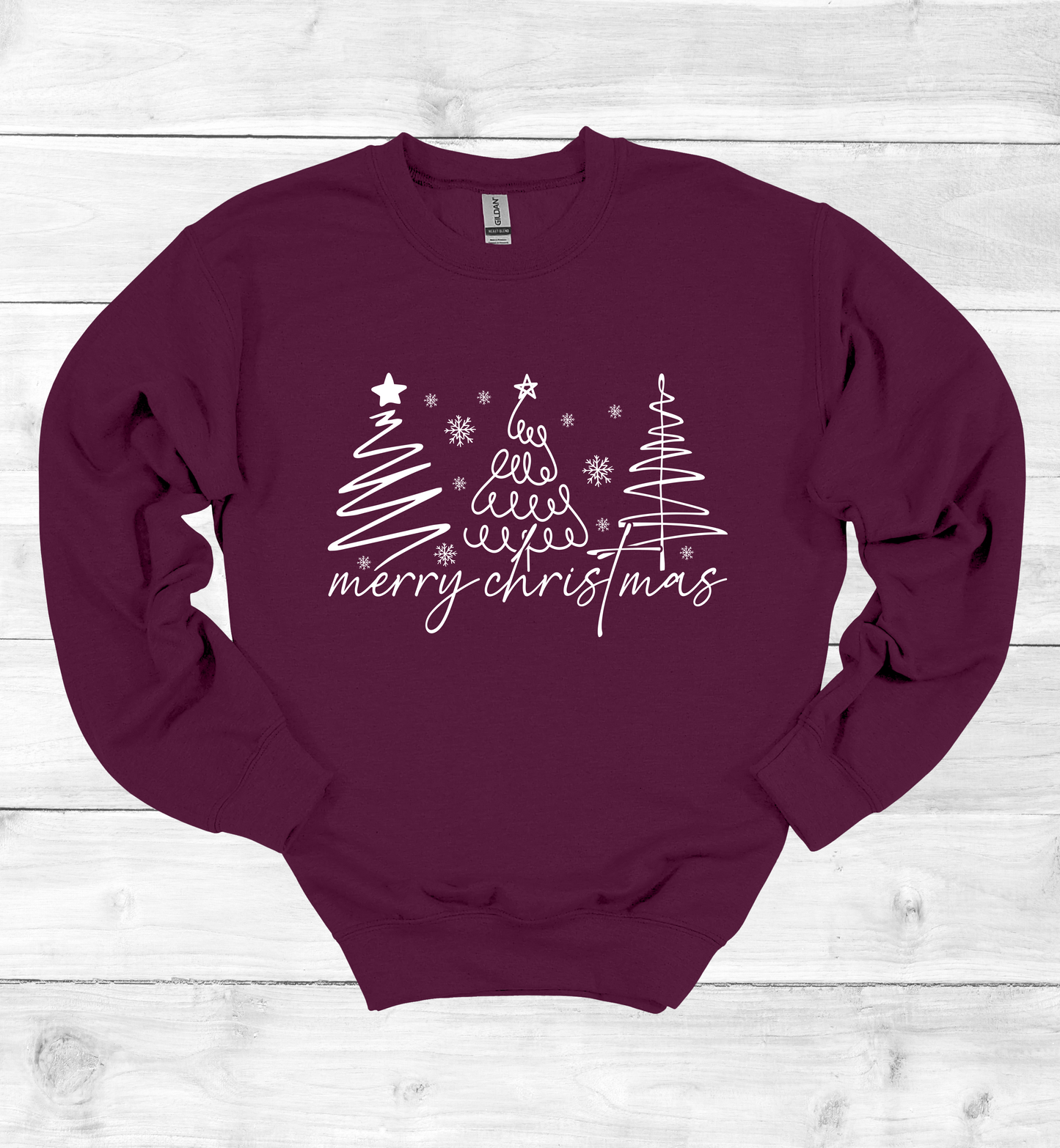 Christmas Trees Merry Christmas Sweatshirt