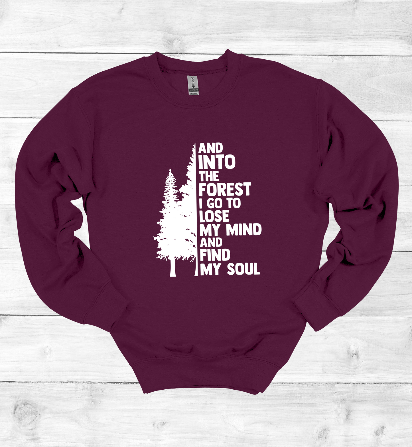And Into The Forest I Go Crewneck Sweatshirt