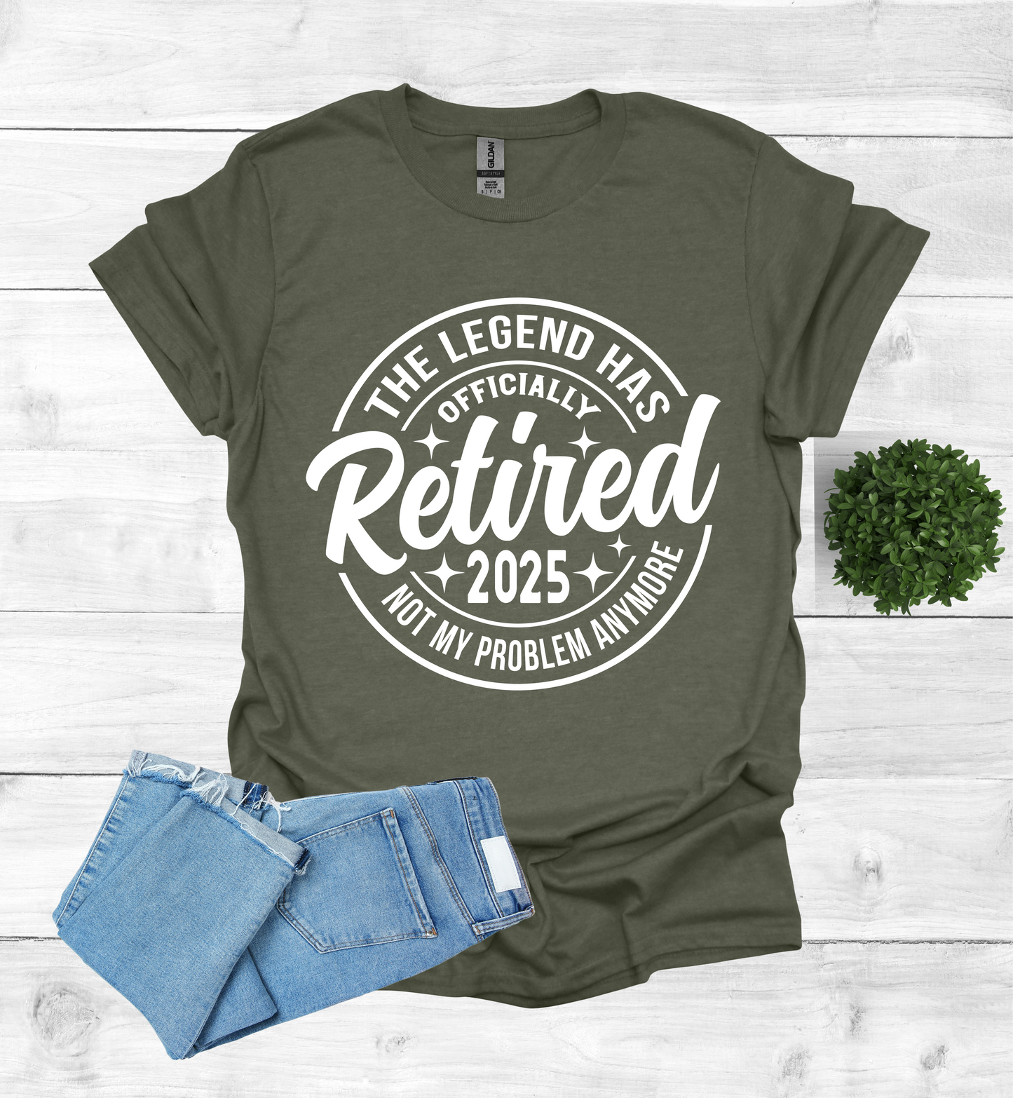 The Legend has Officially Retired not my problem anymore shirt