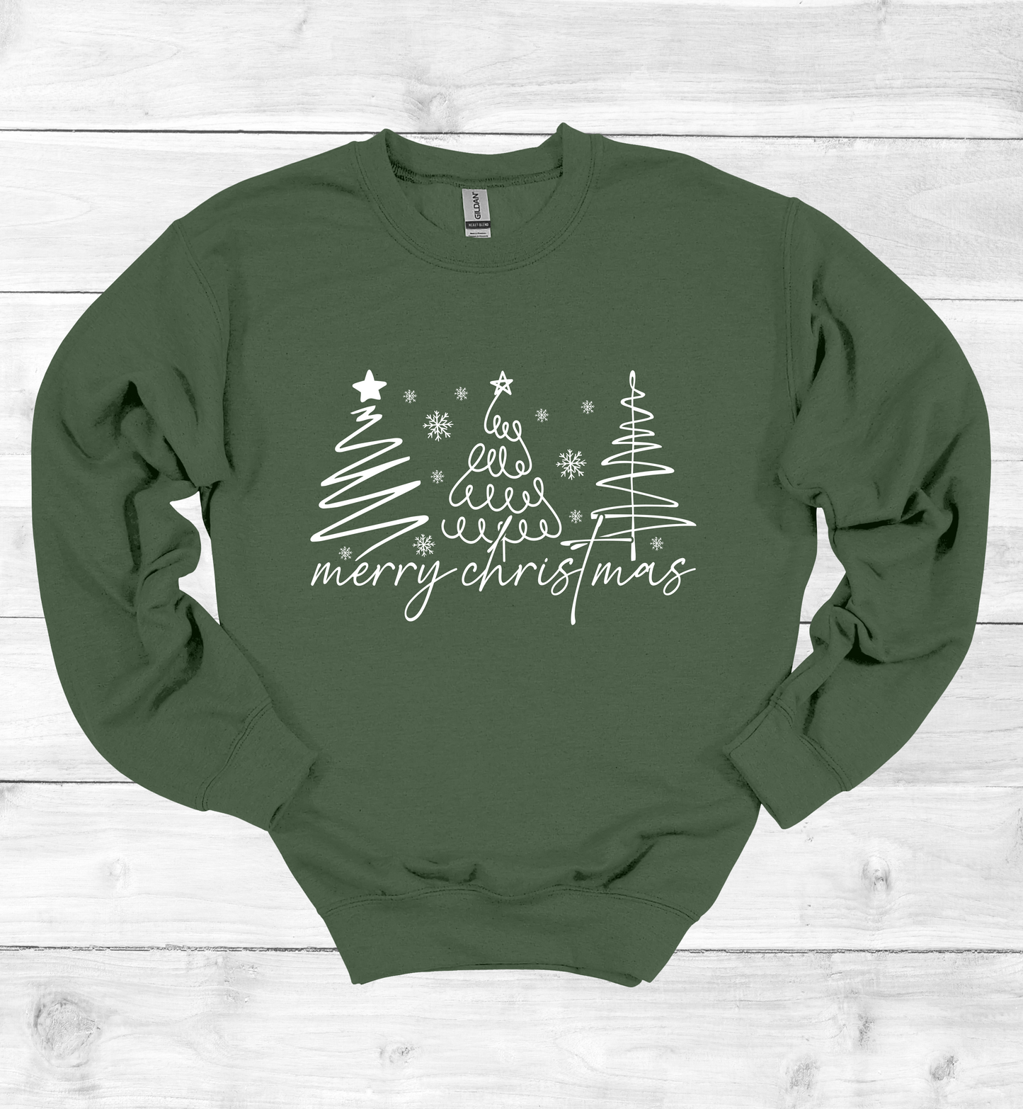 Christmas Trees Merry Christmas Sweatshirt