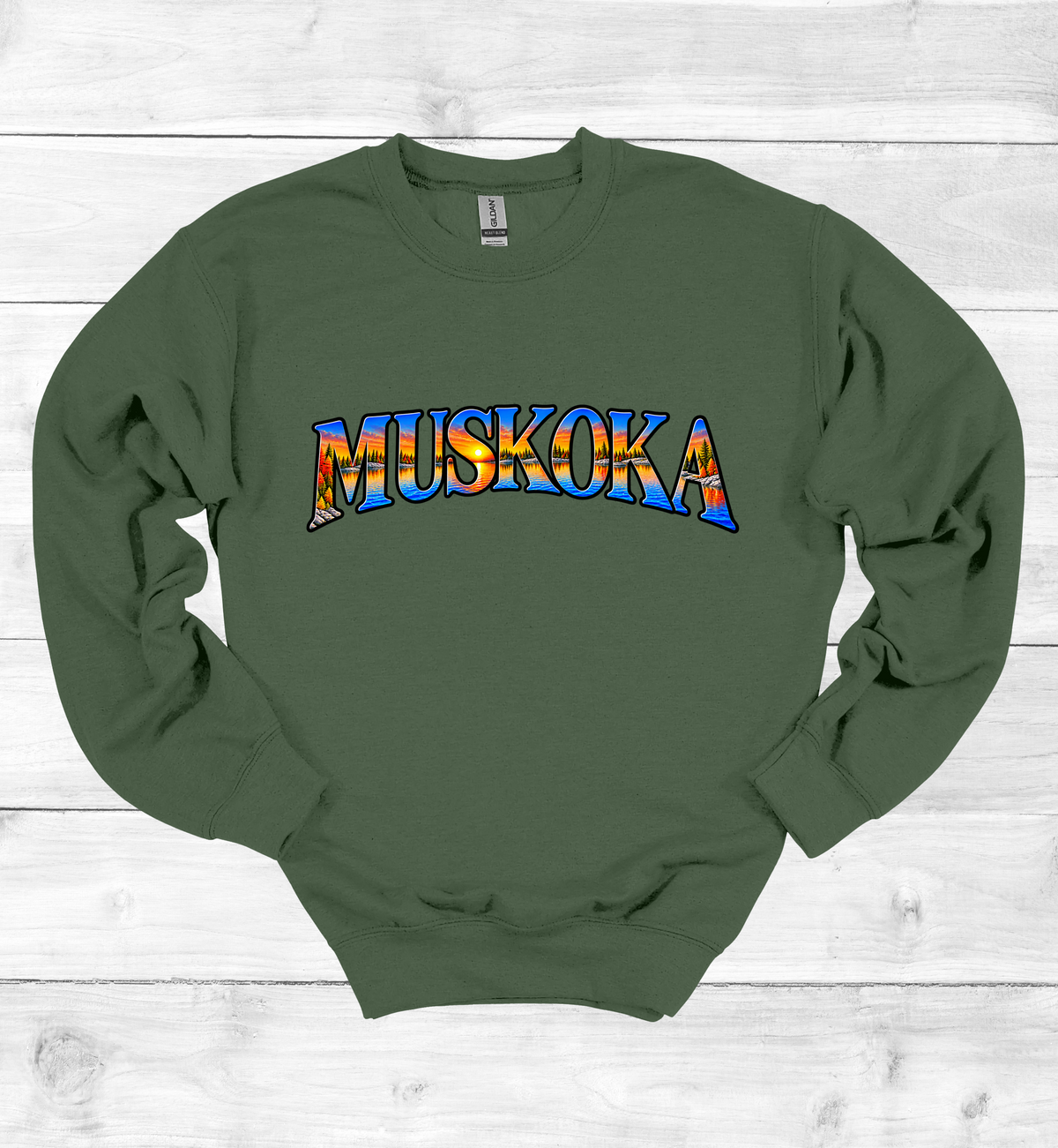 Colorful Muskoka  Fall Look, Sweatshirt