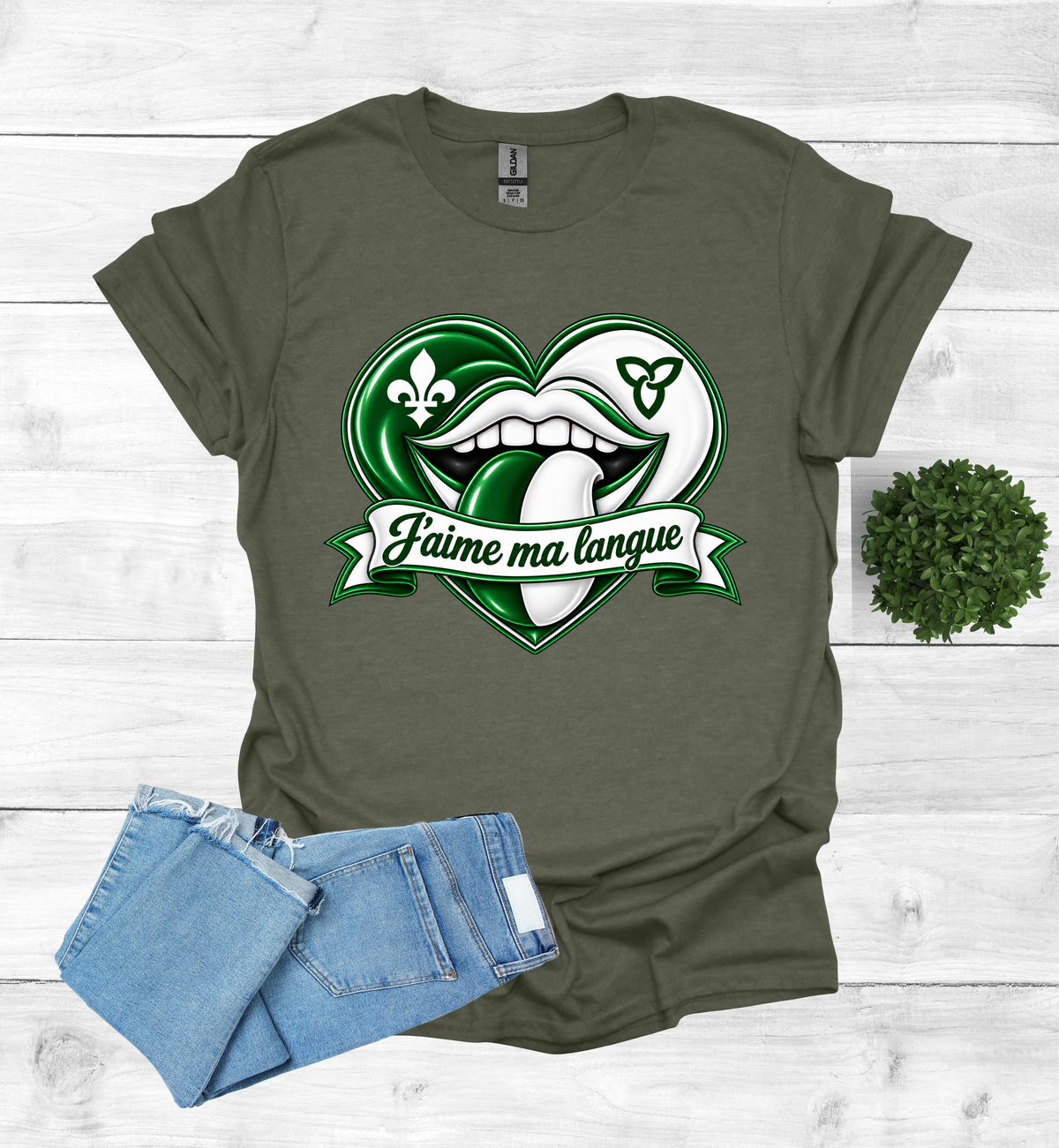 Journée Franco J'aime ma langue T-Shirt