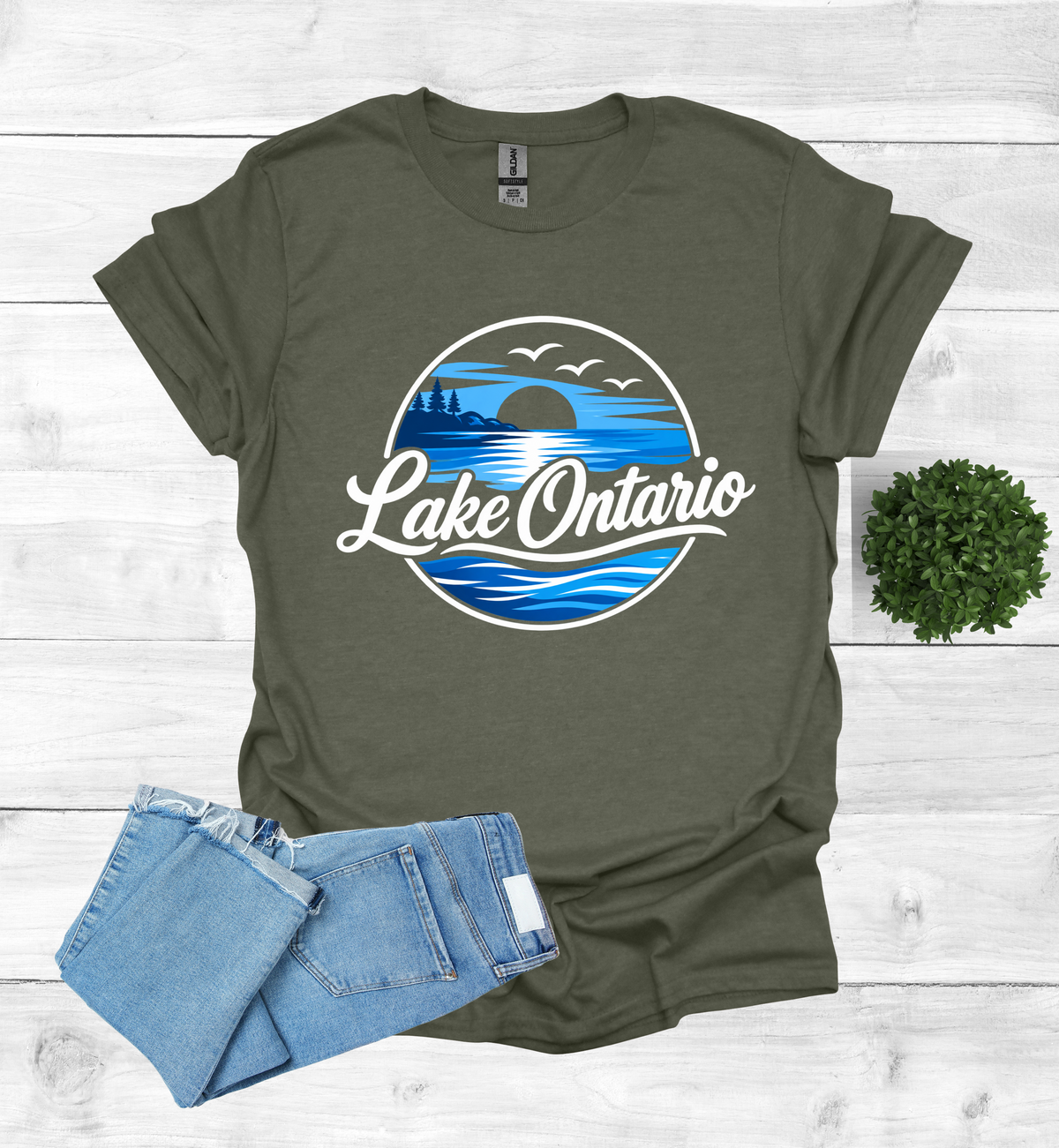 Lake Ontario Tee lake scene