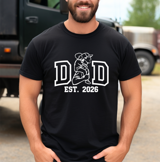 Dad EST 2026 shirt