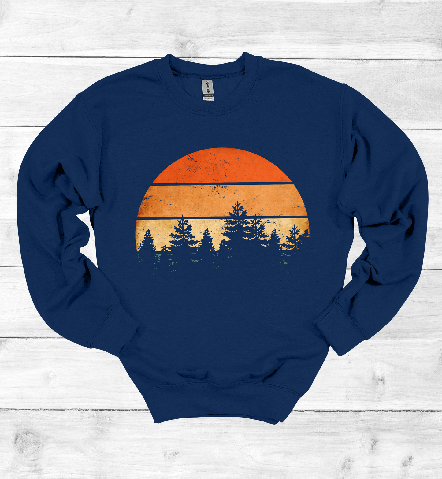 Vintage retro sunset sweatshirt