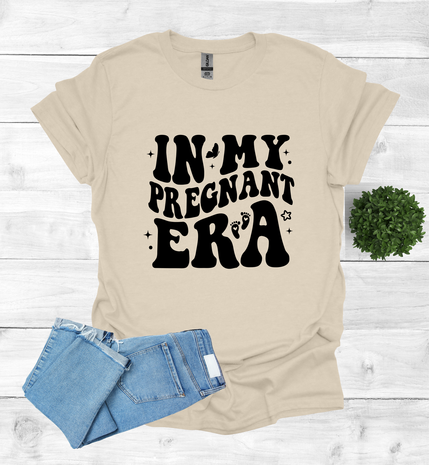 In my pregnant ERA t-shirt