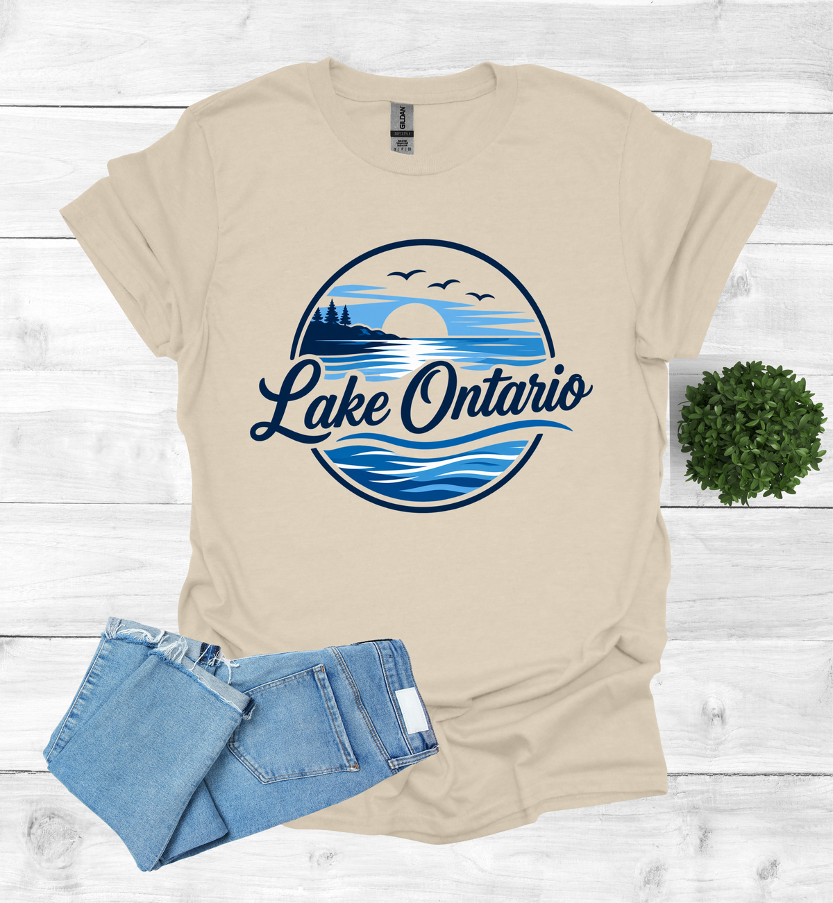 Lake Ontario Tee lake scene