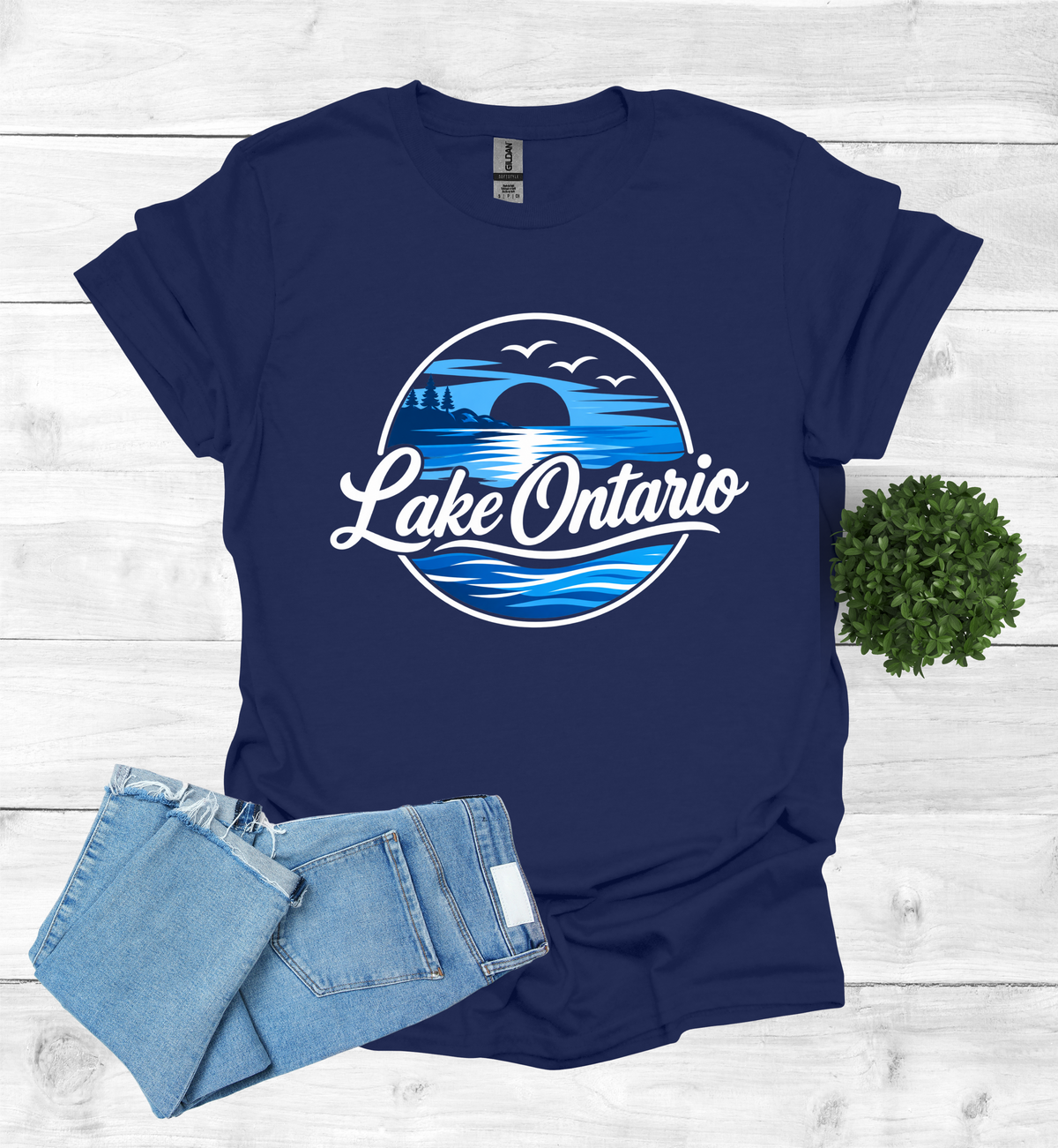 Lake Ontario Tee lake scene