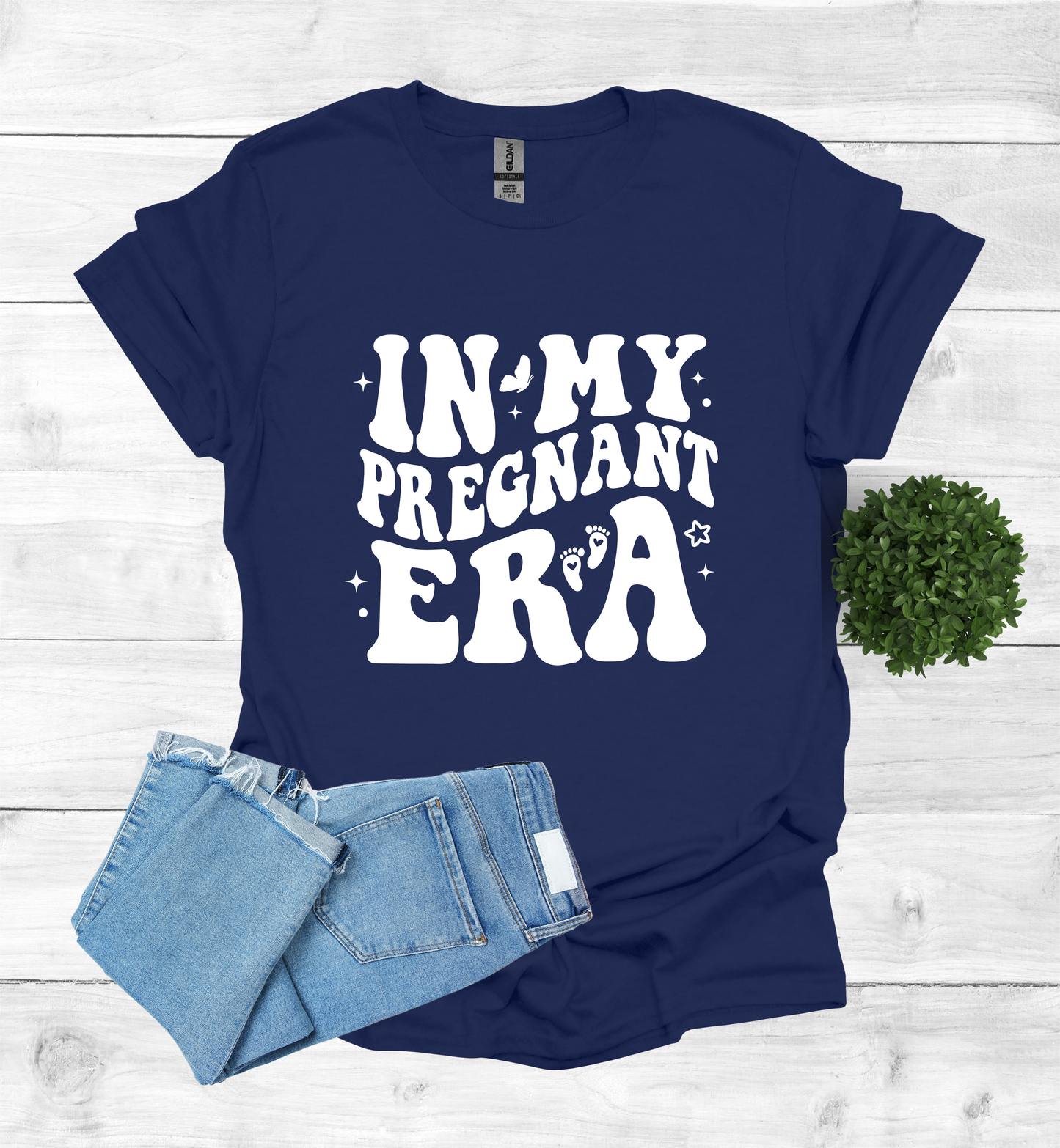 In my pregnant ERA t-shirt