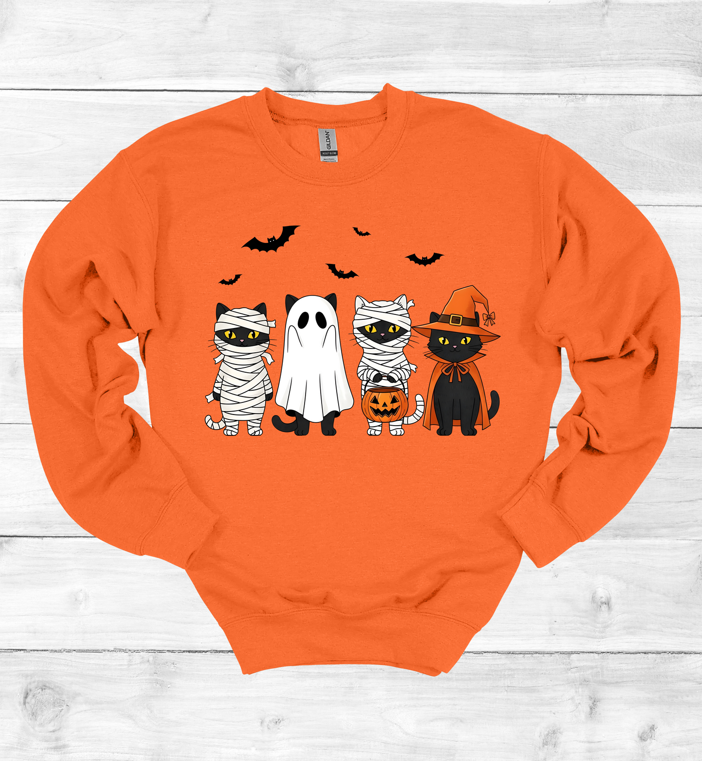 Halloween Cats with costumes Sweatshirt