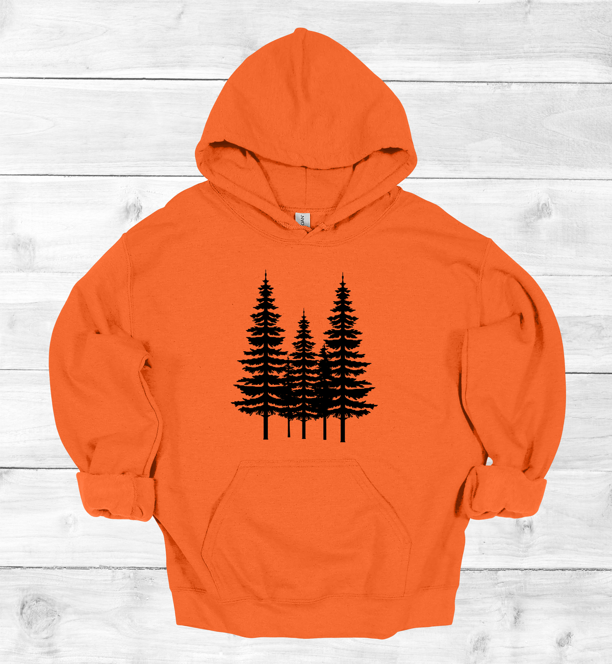 Forest Pine trees and single tree on the arms Sweatshirt