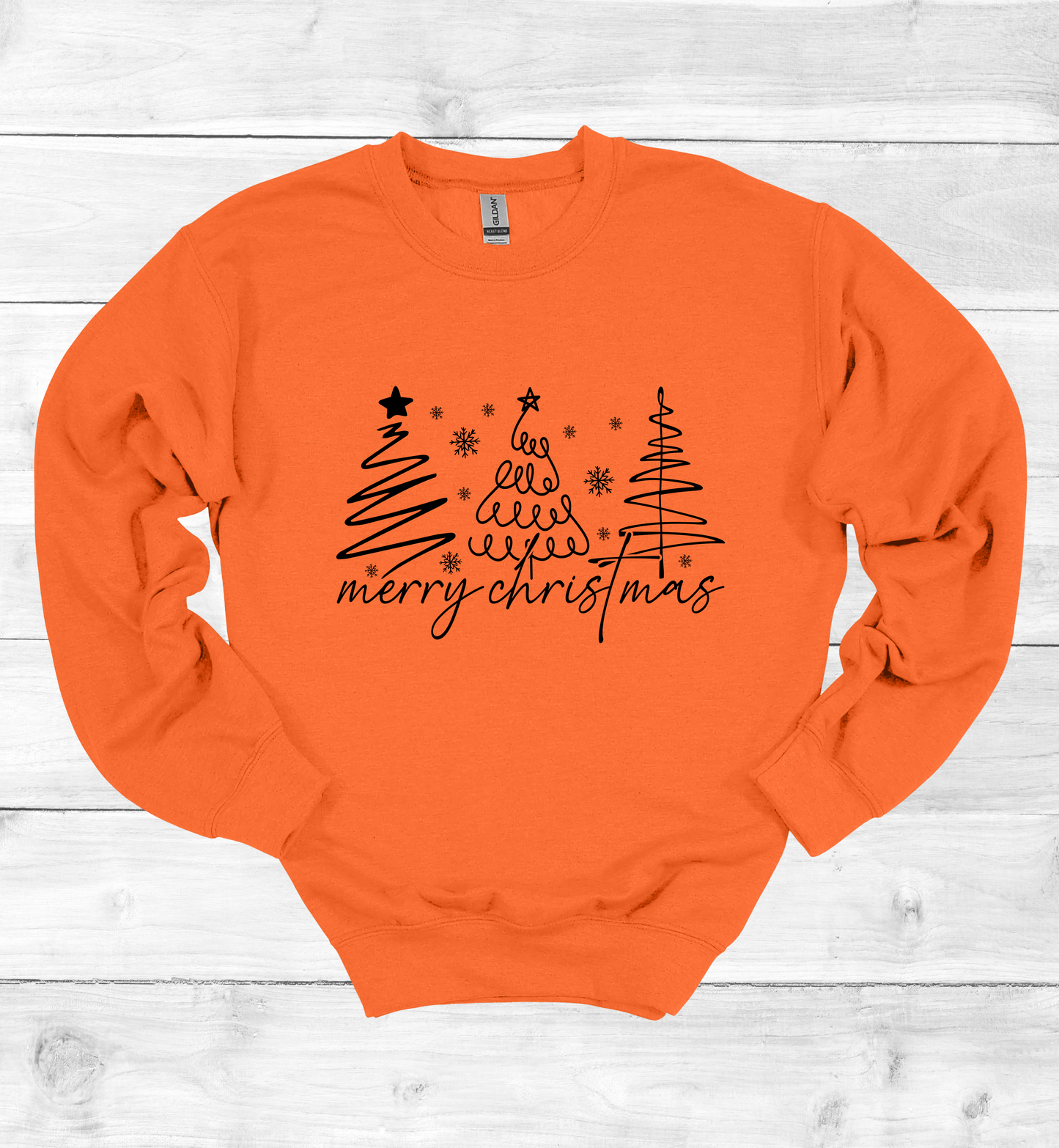 Christmas Trees Merry Christmas Sweatshirt