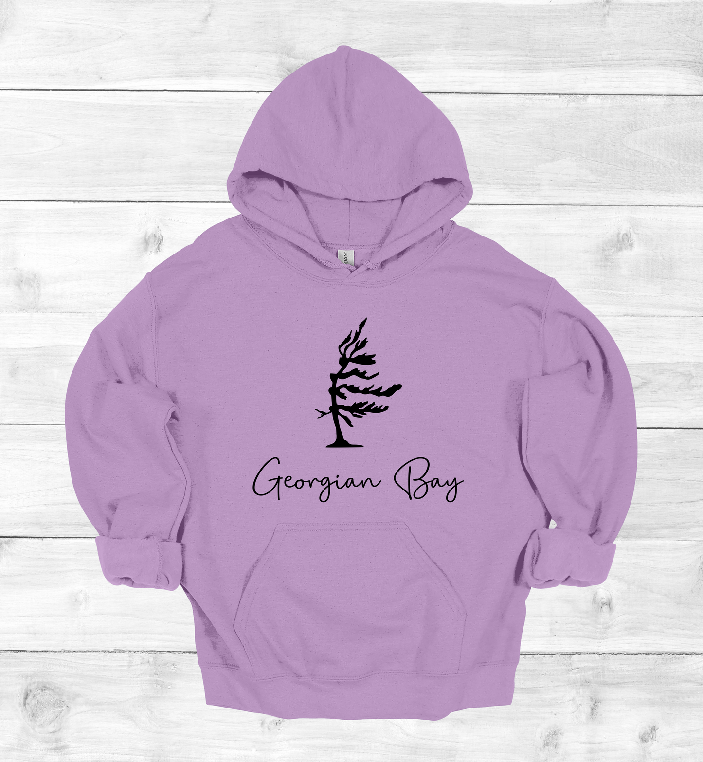 Georgian Bay Wind swept pine tree hoodie