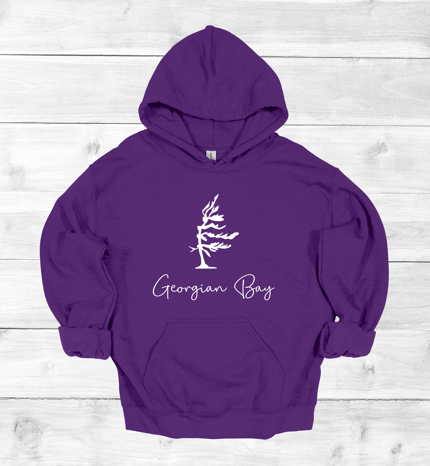 Georgian Bay Wind swept pine tree hoodie