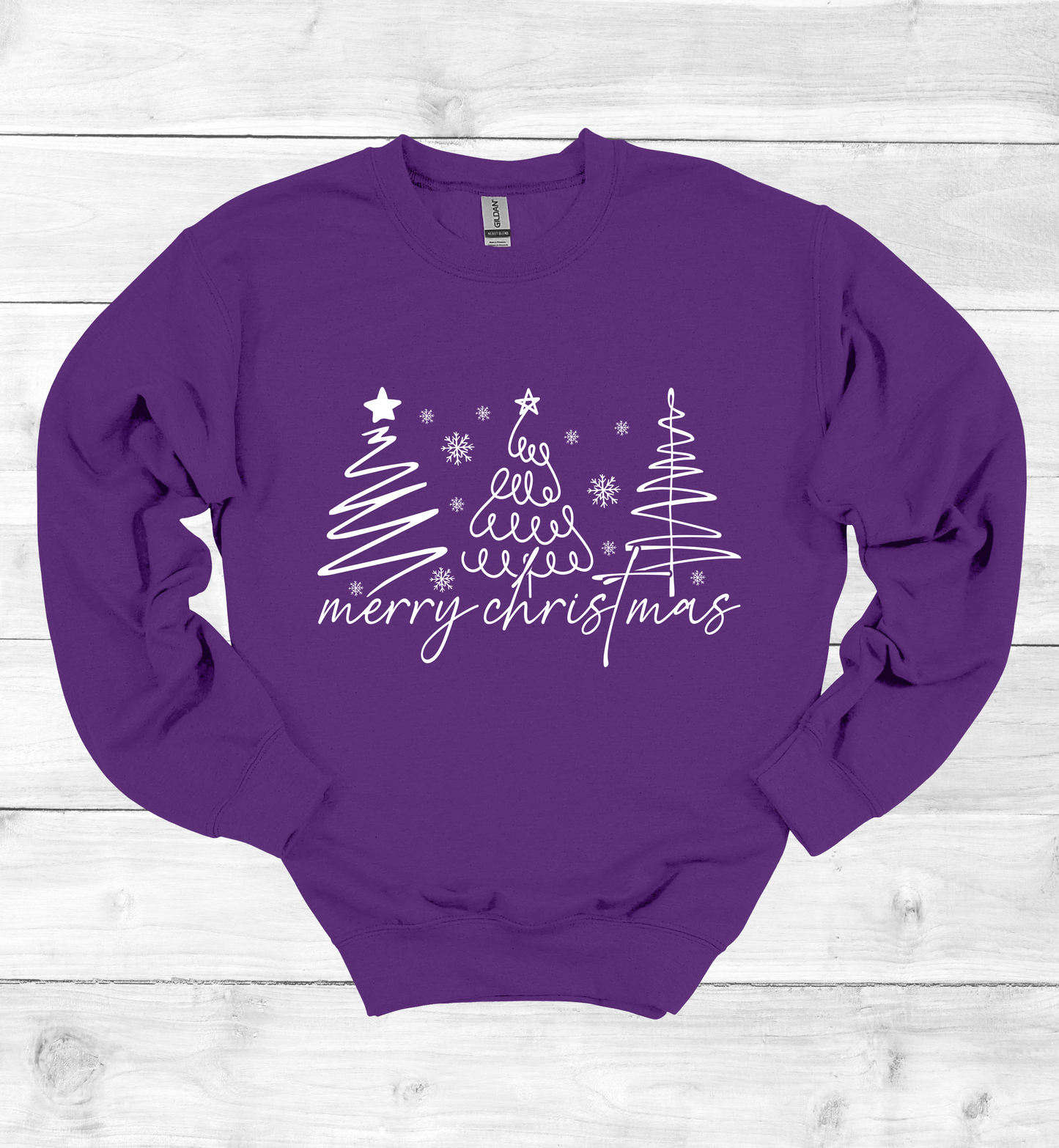 Christmas Trees Merry Christmas Sweatshirt
