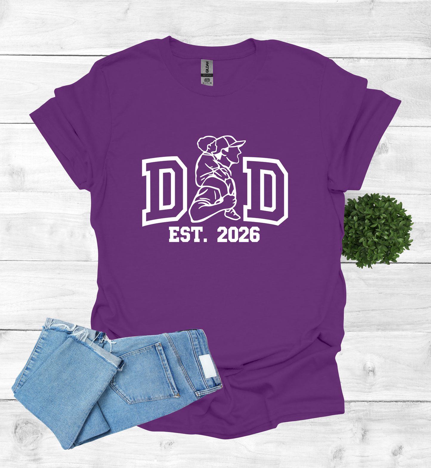 Dad EST 2026 shirt