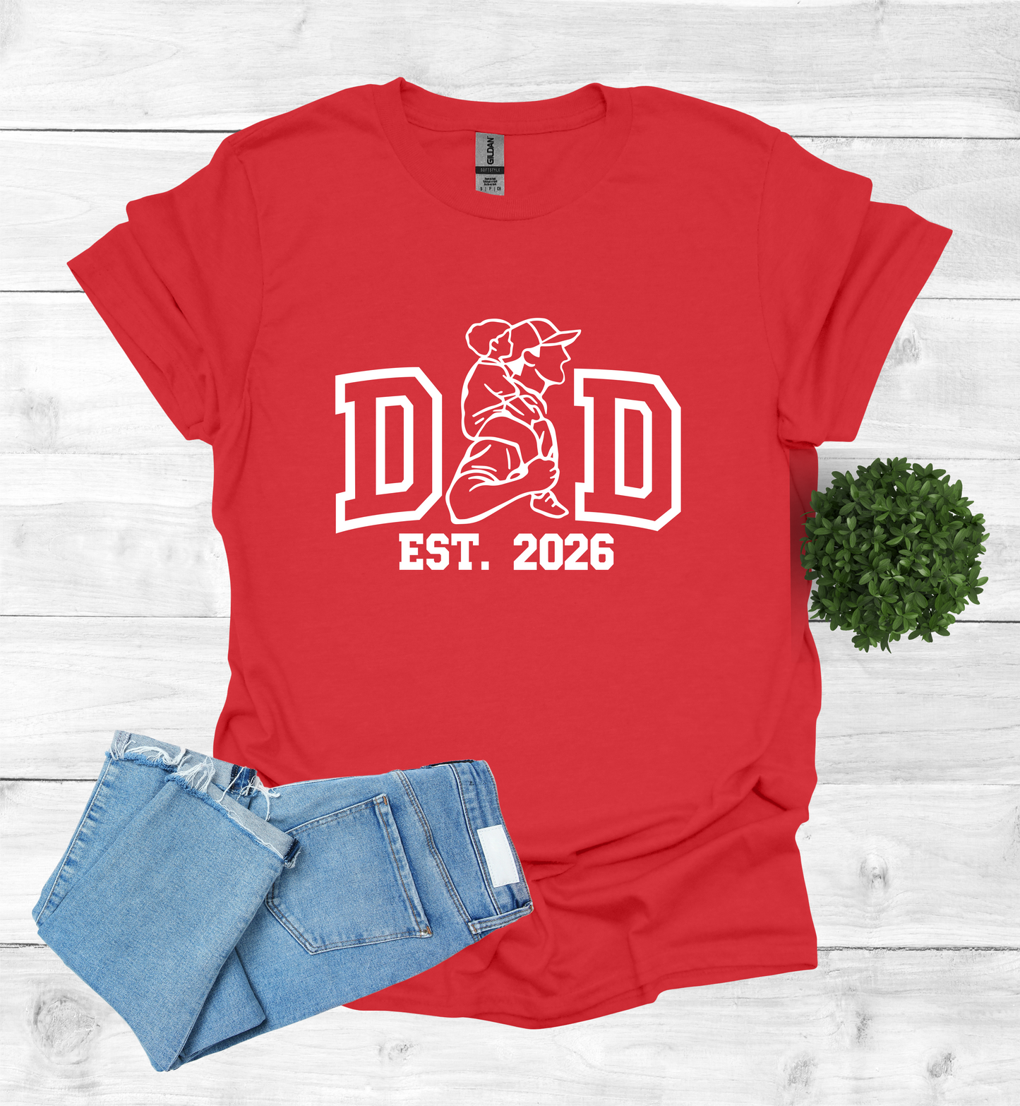 Dad EST 2026 shirt