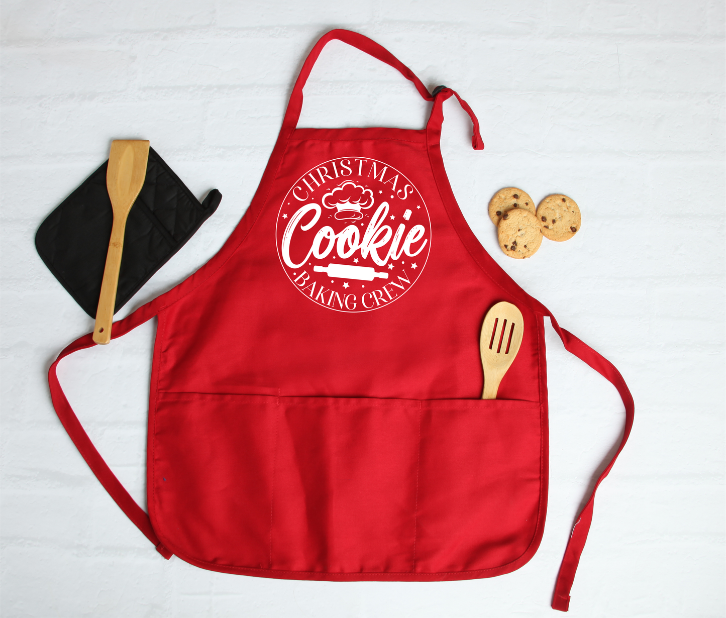 Christmas Cookie Baking Crew Apron