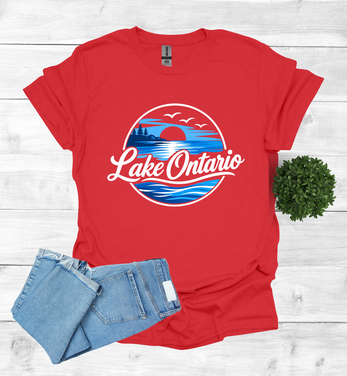 Lake Ontario Tee lake scene