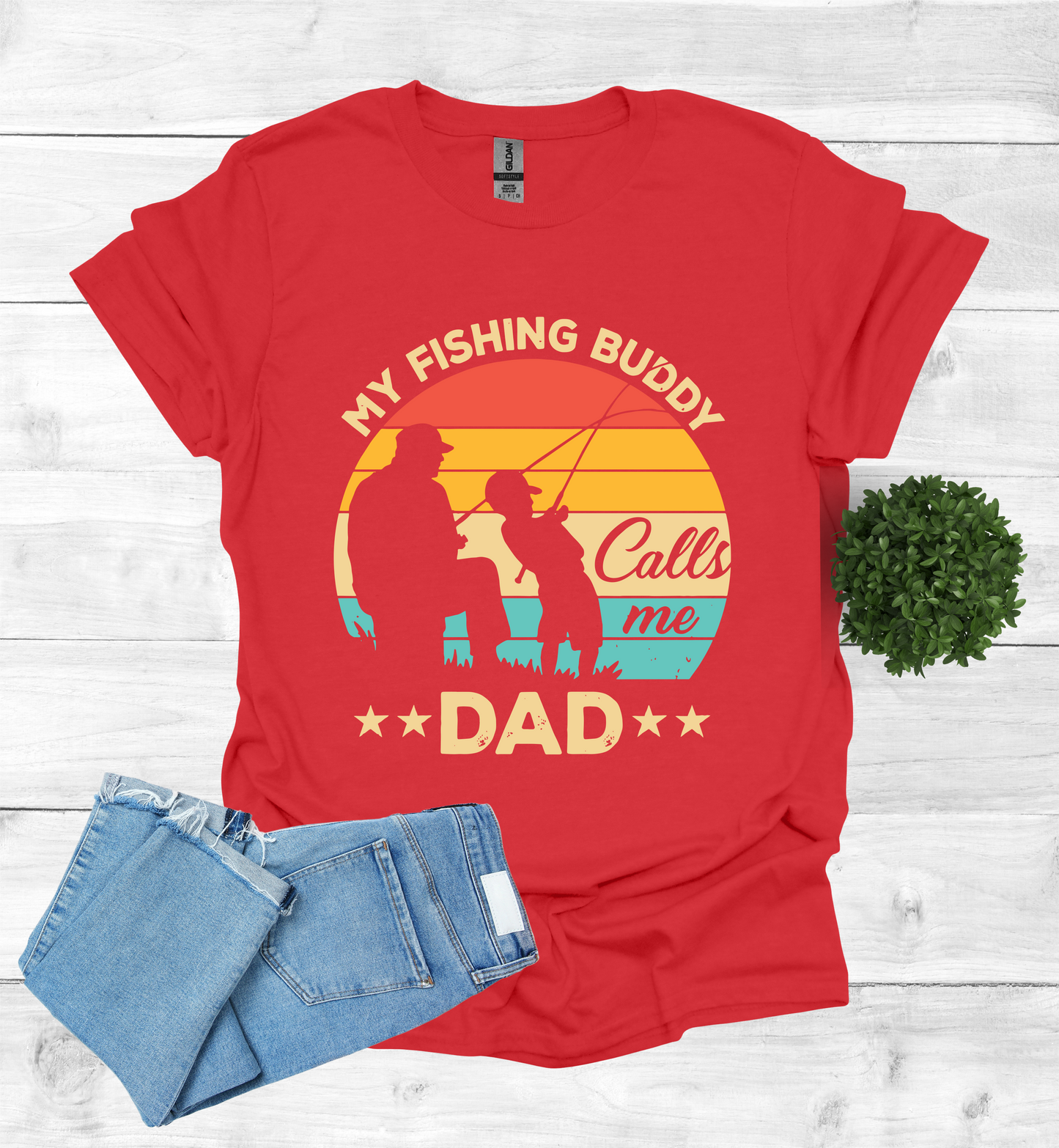 My Fishing Buddy calls me Dad T-Shirt